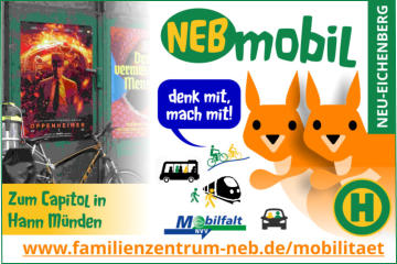 NEB-mobil: Mit der Bahn zum Kino in Hann Münden