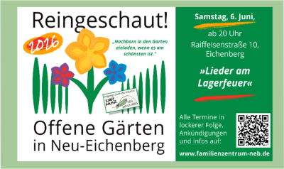 Offene Gärten in Neu Eichenberg