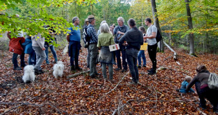 Pilze bestimmen direkt im Wald. Spitz aufgepasst! Keine Frage blieb offen
