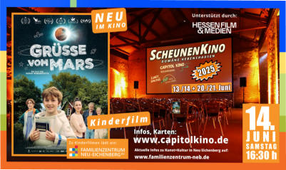 Kinderfilm, Grüße vom Mars, Scheunenkino Hebenshausen