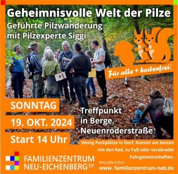 Geführte Pilzwanderung mit Pilzexperte Sigi
